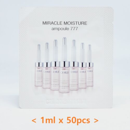 O HUI Miracle Moisture Ampoule 777 1ml x 50pcs Anti Aging Moisturizing K-Beauty - Afbeelding 1 van 2