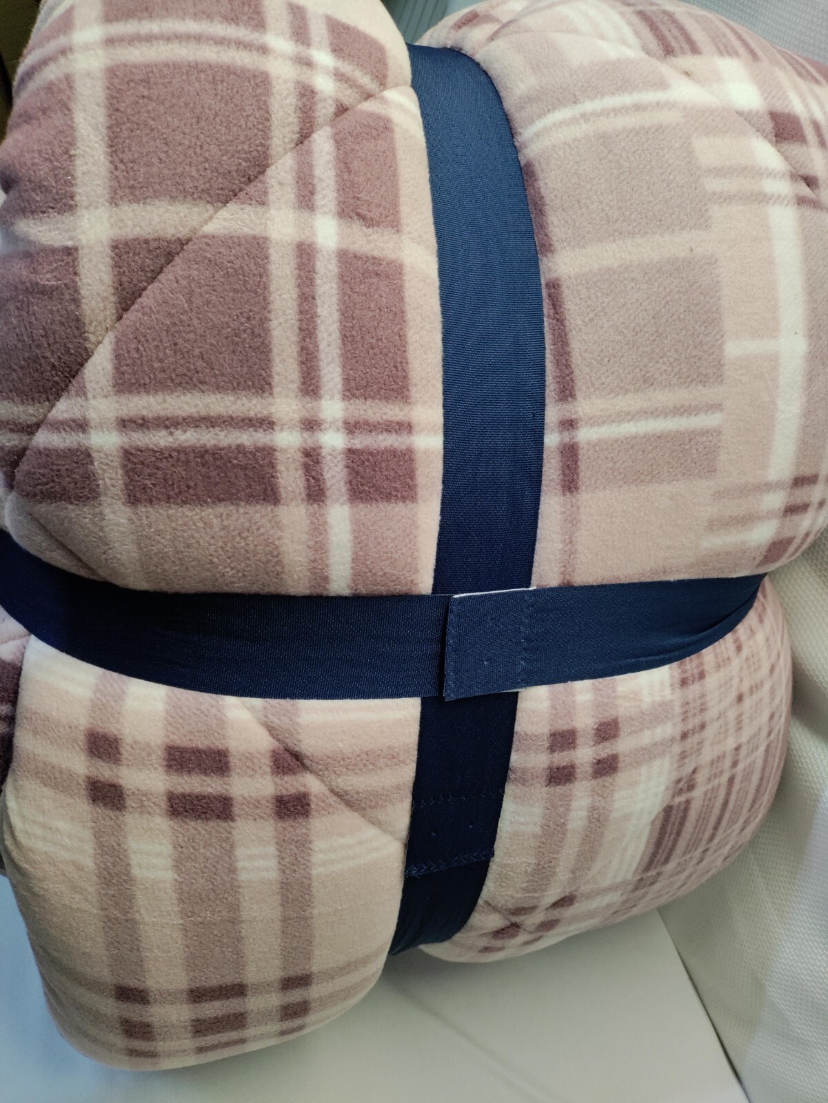 Berkshire Polar Fleece Sherpa Mini Comforter Set SizeQueen Blush