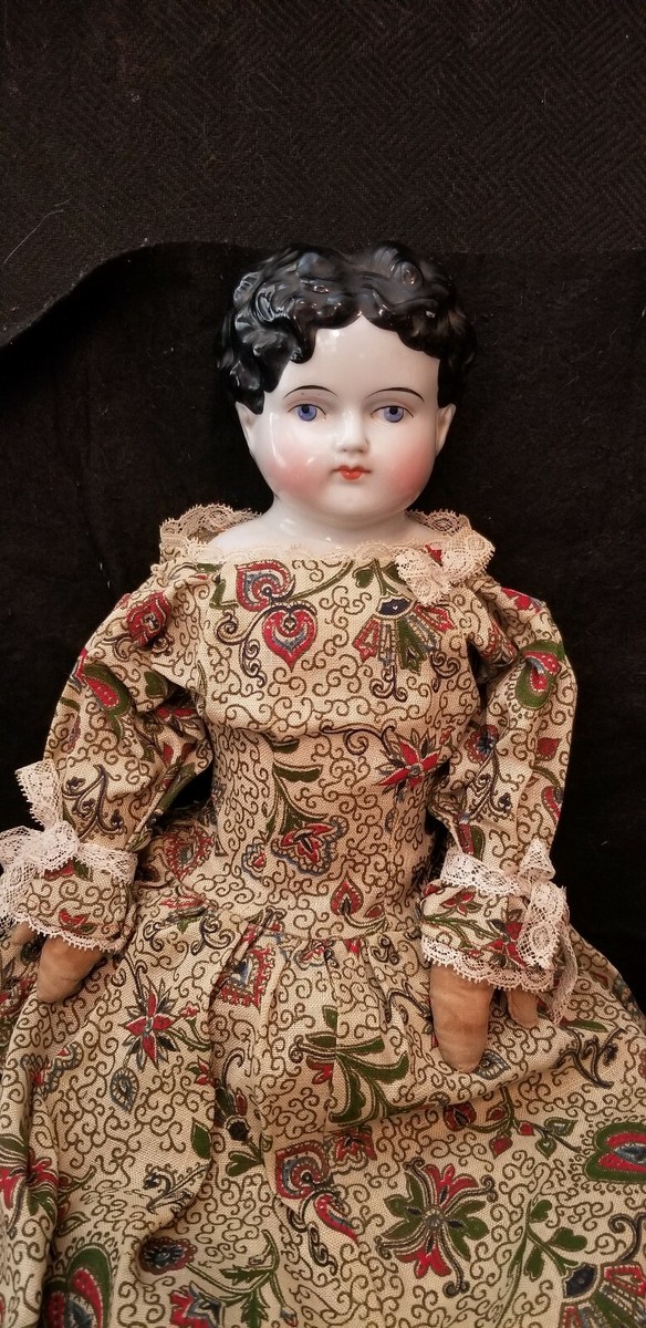 * antique doll ୨୧ .* アンティーク ペグドール ANTIQUE 25” ALT BECK GOTTSCHALK ABG 784 CHINA HEAD DOLL antiq body