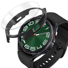 2in1 Screen Protector Black Case for Samsung Galaxy Watch 6 Classic 47mm SM-R960