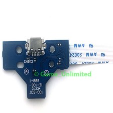 USB Charging Port Board JDS-001 for Sony PS4 Controller Dualshock w/ Flex Cable