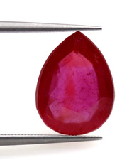 3.00 Karat Lose Natürliche Rubin Rosa Rot Farbe Birne Schnitt Edelstein Thailand