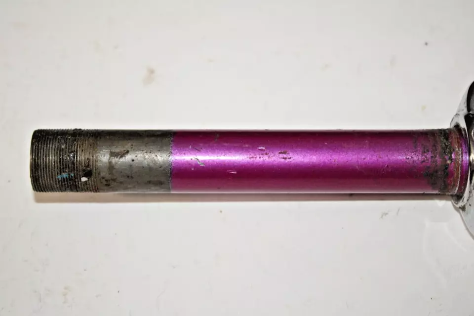 Vintage Touring Road Bike Fork 27" 1" Threaded 167mm Magenta Steel USA Shipping - Image 4 of 4