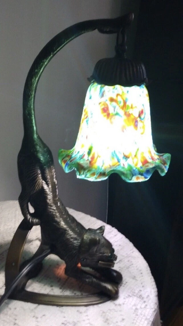 Bronze cat lamp deals
