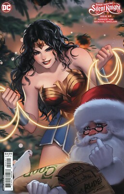Batman Santa Claus Silent Knight #4  Variant Lesley Leirix Li Card Stock
