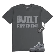 4 Olympics Wet Cement Smoke Grey Iron Paris T Shirt to Match BUILT