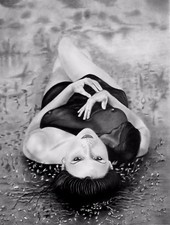 GESCHENK IDEE100%HANDGEMALTE  BILDER  Bleistift auf Papier Erotik Frauenakt