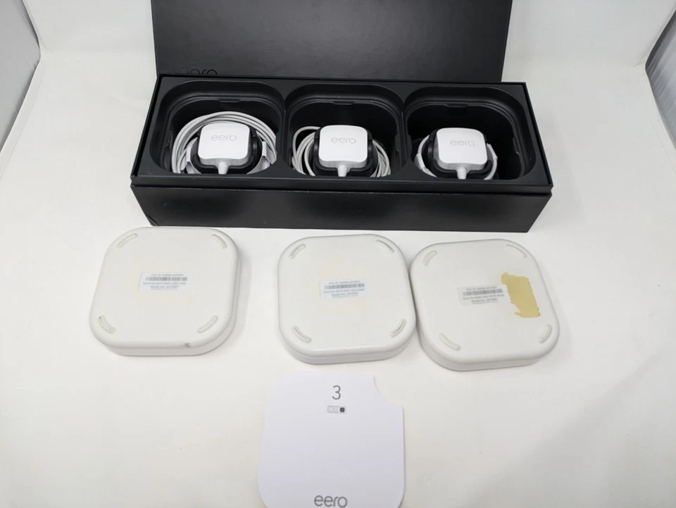 Eero A010301 AC Whole Home Wi-Fi System 3-Pack White Access Points A010001 - Image 4 of 4