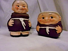 Vintage W. Germany Goebel Monk Friar Tuck Condiment Jar Z37  1957  & RX 110 1956