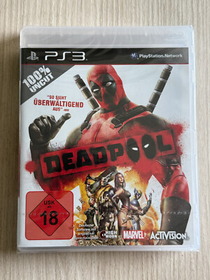 Deadpool NEU SEALED BRANDNEU SELTEN RAR PS3 PlayStation 3 MARVEL WATA VGA