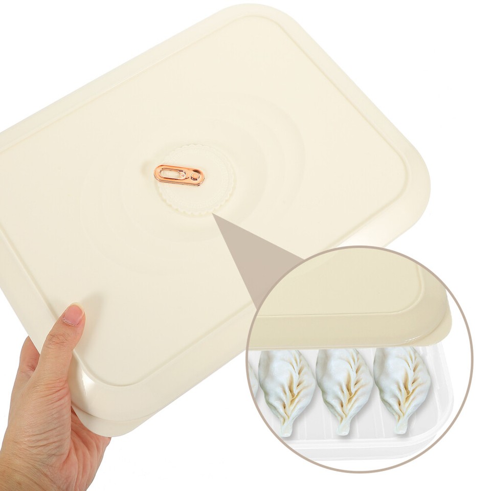 Can Organizer for Fridge Dumpling Storage Container Freezer Box eBay