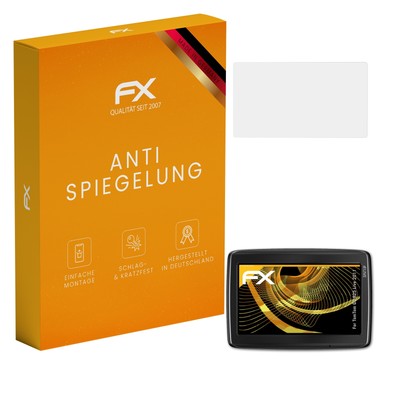 atFoliX 3x Panzerfolie für TomTom GO 825 Live 2011 Schutzfolie matt&stoßfest