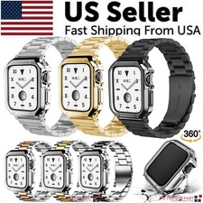 Stainless Steel For Apple Watch iWatch Band 8 7 6 5 4 3 2