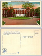 College Of Medicine Syracuse University Syracuse NY Postcard