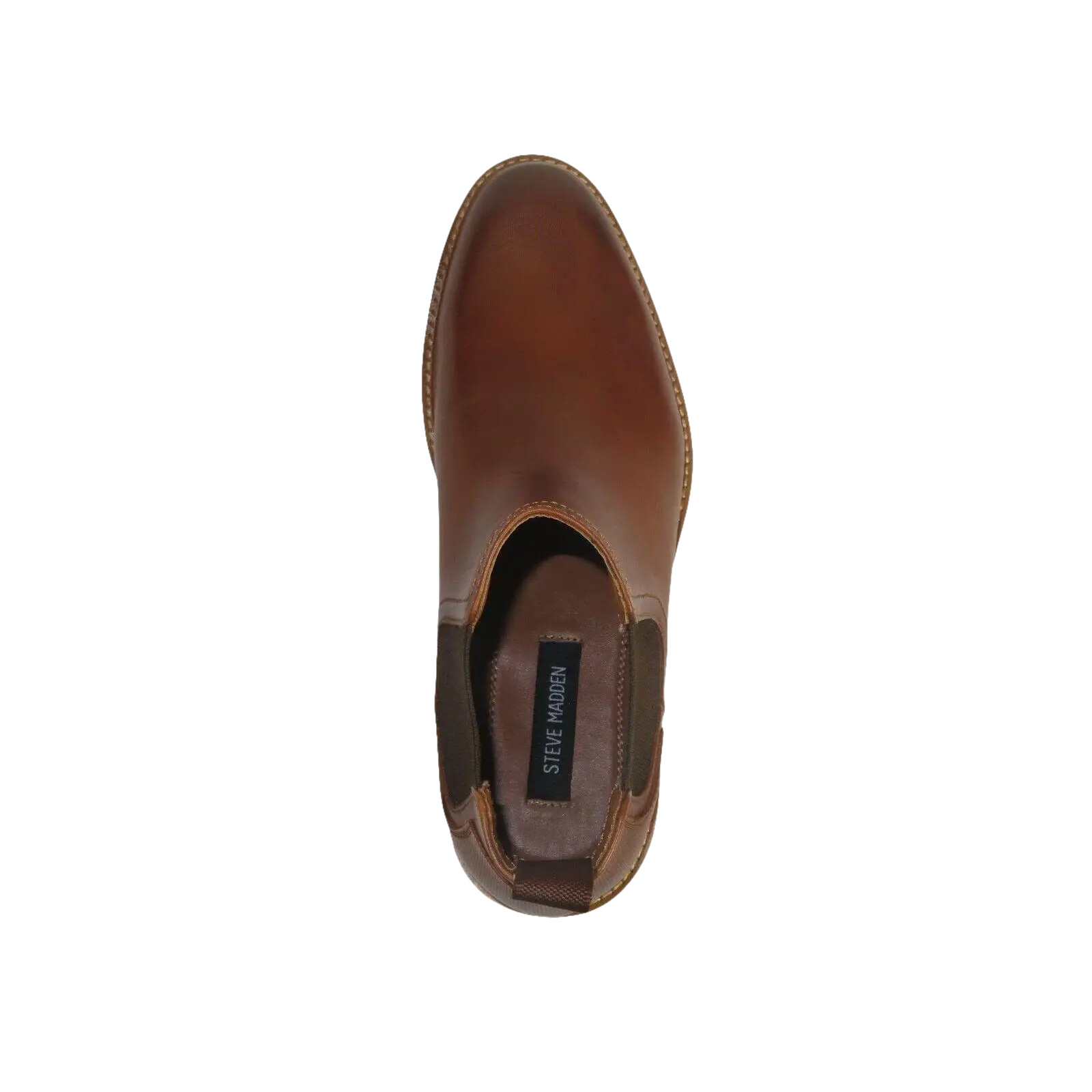 Men's Steve Madden Boot High Top Shoes Slip On Soft Leather Heritage Tan image 8