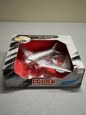 Golden Wheel Diecast Pepsi Cola Airplane with Coin Bank