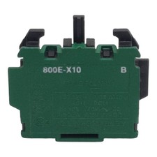 Allen Bradley 800E-X10 Pushbutton Contact Block, 1N.O., 600VAC/DC 10/2.5A, 22mm