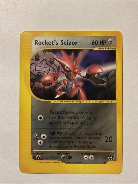 Rocket's Scizor #4 (Best Of Game (2002))