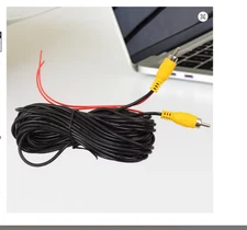 Universal Car Rear View Camera Video Cable RCA Wire 10/12/15M Monitor