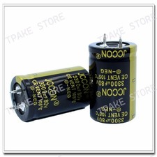 2pcs 3300uf80v 3300mfd 80wv 25x40mm snap in aluminum electrolytic capacitor