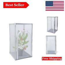 Large Outdoor Monarch Butterfly Habitat Cage   Durable, Easy-Install Mesh Enc...