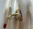 Antique 13/14K  Gold Handpainted Enamel Portrait Ring Size 5.5 — photo 4