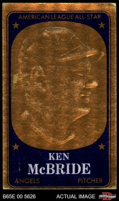 1965 Topps Embossed #30  Ken McBride  Angels 4 - VG/EX