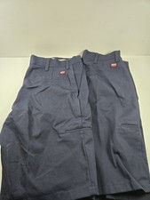 X2 Red Kap Work Shorts size 34X12 Industrial Uniform Delivery Warehouse. Navy