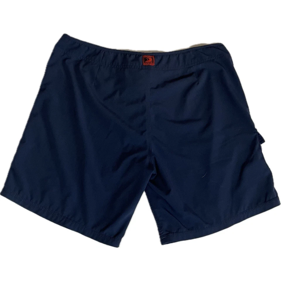 Maui Rippers Board Shorts Mens Size 14 Blue Draw String Hawaiian Swim Trunks - Image 2 of 4