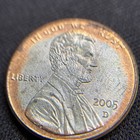2005-D Lincoln Cent – Unusual Dime-Sized Center Impression / Mint Error? Oddity? — photo 5