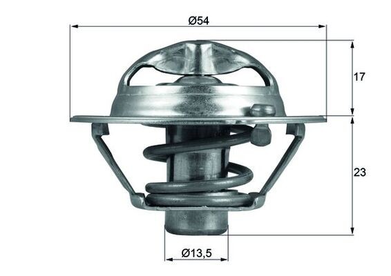 MAHLE TX 118 82D Thermostat, coolant for DACIA,HYUNDAI,KIA,NISSAN,RENAULT