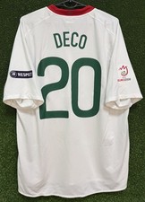 DECO #20 MEN'S PORTUGAL vs CZECH 2008/2010 FOOTBALL SOCCER SHIRT JERSEY SIZE L