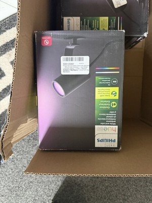 Philips Hue Outdoor Lily Spot Light with White & Color Ambience | New Open Box