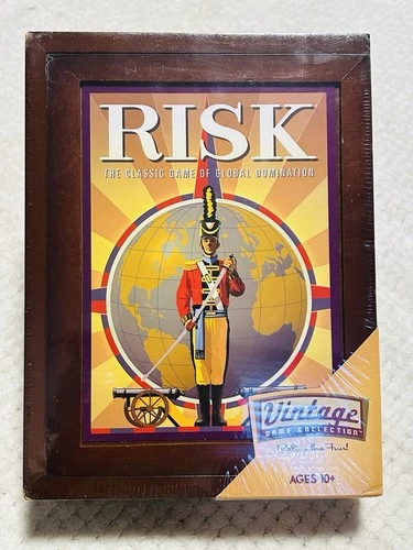 RISK: Vintage Collection Wooden Box Bookshelf Edition by Hasbro,BRAND NEW SEALED