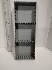 Vintage Plastic Dynasound Cassette Tape Storage USA Made Gray No Lid Good Shape