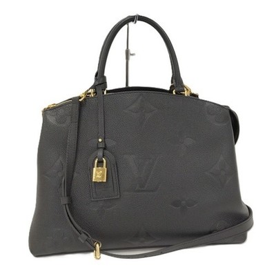LOUIS VUITTON Grand Palais MM M45811 Monogram Empreinte Handtasche Noir Schwarz
