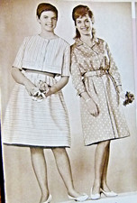 Old fashion booklet from 1963 + sewing patterns, spring dresses + party dresses