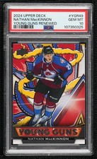 2024-25 Upper Deck Series 1 Young Guns Renewed Nathan MacKinnon PSA 10 GEM MT