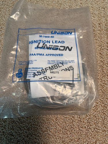 PIPER UNISON M7502-60 IGNITION LEAD-NEW