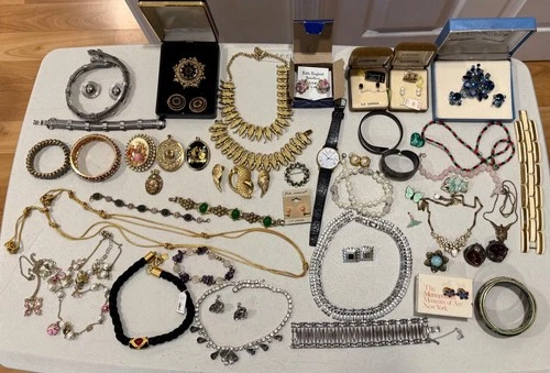 Huge Vintage Lot Costume Jewelry