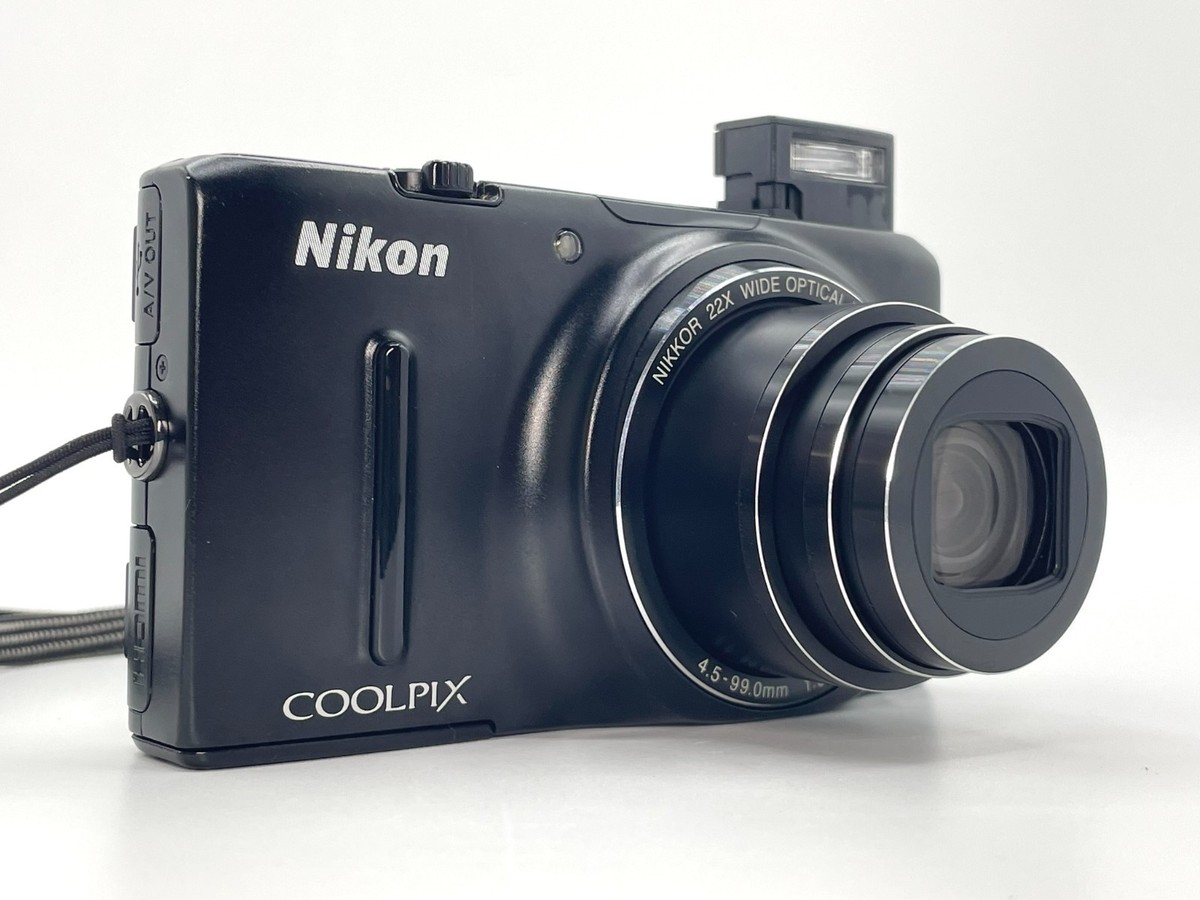 ✨NIKON COOLPIX✨ニコン クールピクス 9500S ブラック 黒 MINT] Nikon CoolPix S9500 Black 18.1MP 22x Zoom digital
