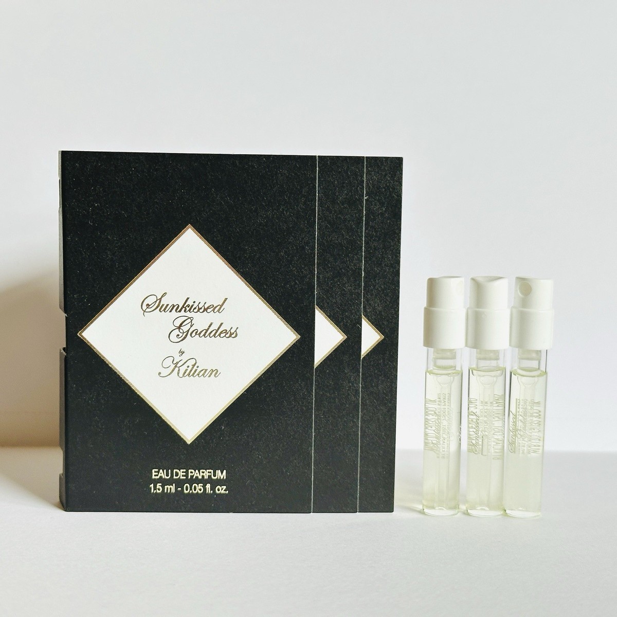 3 x Kilian Sunkissed Goddess Eau De Parfum EDP Sample Spray 1.5 ml