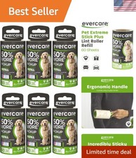 360 Sheets Extra Sticky Lint Roller Refill Pack for Pet Hair - 6 Rolls Included