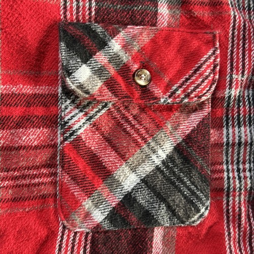 Five Brother Tallman Shirt Mens Lg Plaid Flannel Button Up Workwear VTG Style - Picture 9 of 13