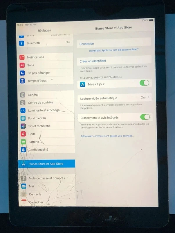 Apple iPad Air 1ère Génération 9,7" 32 Go Wi-Fi Tablette - Argentée - Photo 3/4