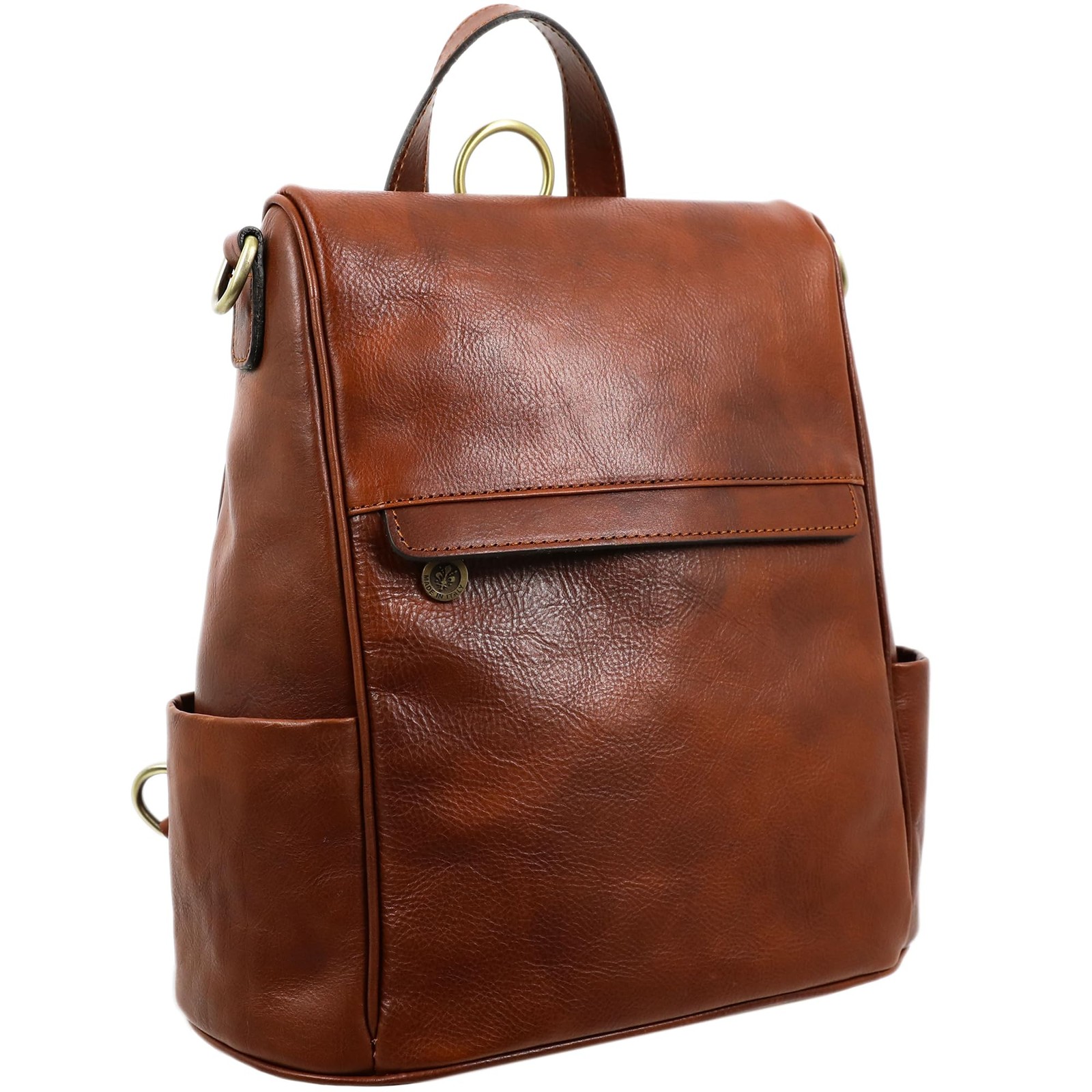 Sac à dos en cuir italien convertible de la journée de travail aux sorties parisiennes