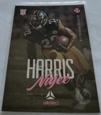 2021 Chronicles Luminance Football Najee Harris Pittsburgh Steelers Pink Rookie