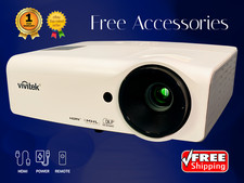 Refurbished   Vivitek D555WH Bright DLP Projector 3000 ANSI  Full Kit Included