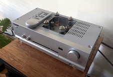 Audiophile stereo tube amp amplifier, phono stage, remote, UK Mullard tubes