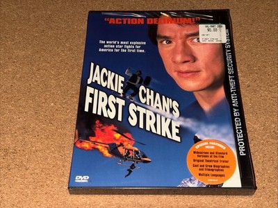 SEALED Jackie Chan's First Strike DVD Widescreen Snap Case READ DESC